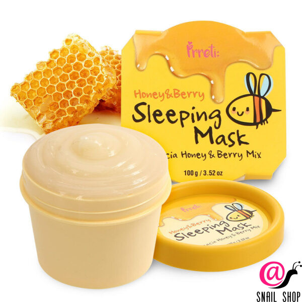 PRRETI Увлажняющая ночная маска для лица с медом Honey&Berry Sleeping Mask