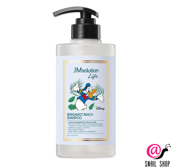 JM SOLUTION Шампунь для волос с экстрактом бергамота Shampoo Disney Life Bergamot Beach