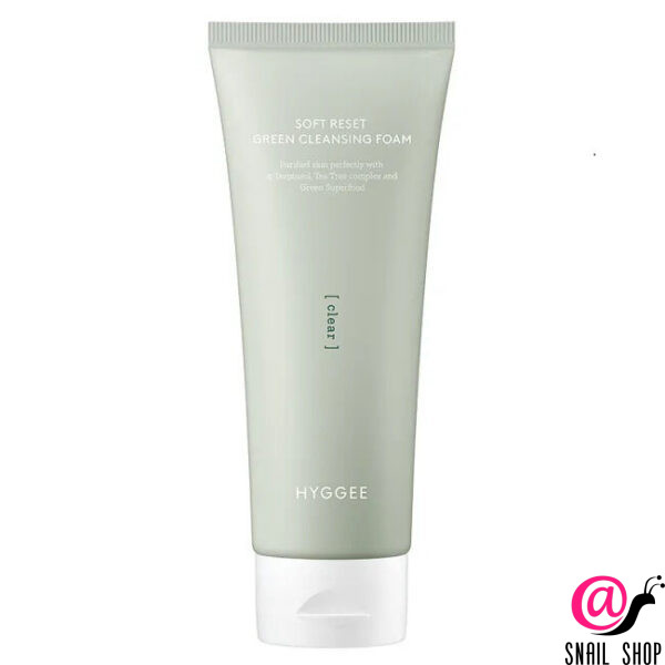 HYGGEE Веганская пенка для чувствительной кожи Soft Reset Green Cleansing Foam