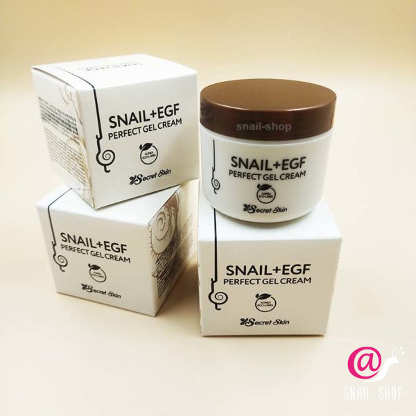 SECRET SKIN Гелевый крем для лица с экстрактом улитки и фактором роста Snail+EGF Perfect Gel Cream