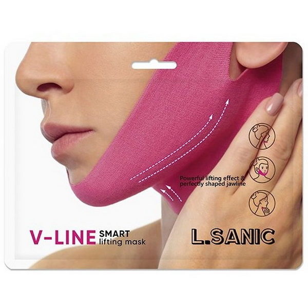 L.SANIC Маска-бандаж для коррекции овала лица V Line Smart Lifting Mask