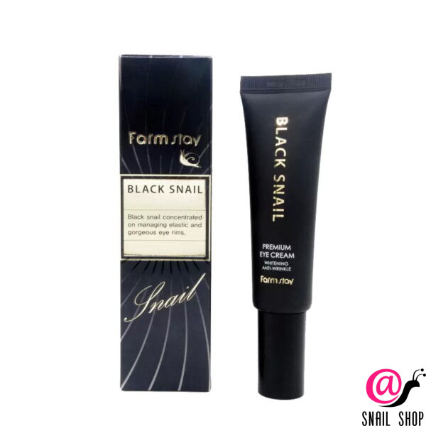 FARMSTAY Премиум-крем для кожи вокруг глаз с муцином черной улитки Black Snail Premium Eye Cream