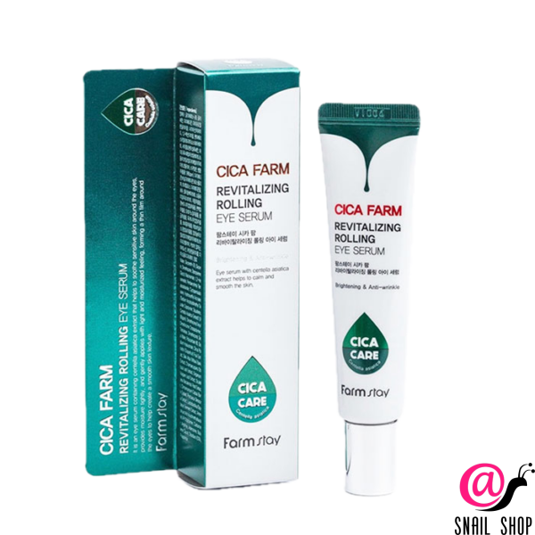 FARMSTAY Сыворотка-роллер для век с центеллой азиатской Cica Farm Revitalizing Rolling Eye Serum