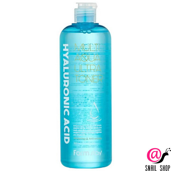 FARMSTAY Тонер увлажняющий с гиарулоновой кислотой Hyaluronic Acid Multi Aqua Ultra Toner