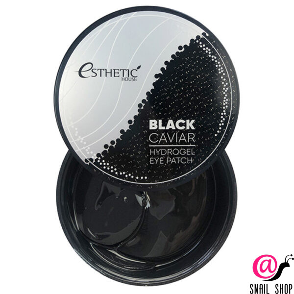 ESTHETIC HOUSE Гидрогелевые патчи для глаз ЧЕРНАЯ ИКРА Black Caviar Hydrogel Eye Patch