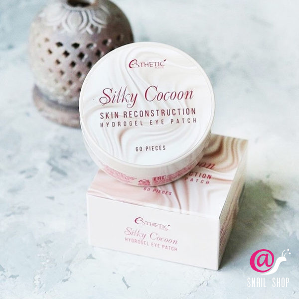 ESTHETIC HOUSE Гидрогелевые патчи для глаз шёлк Silky Cocoon Hydrogel Eye Patch
