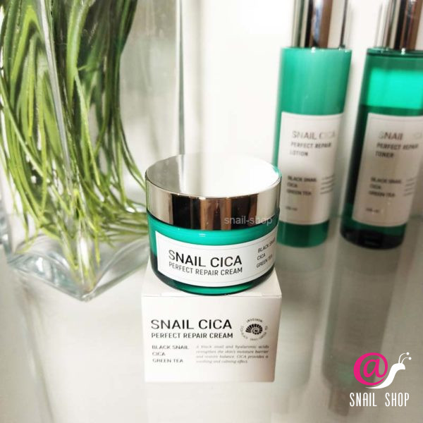 ESTHETIC HOUSE Крем для лица с муцином улитки и центеллой Snail Cica Perfect Repair Cream