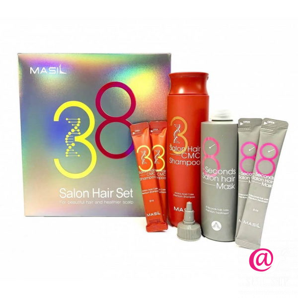 MASIL Набор для восстановления волос с кератином и коллагеном Salon Hair Set
