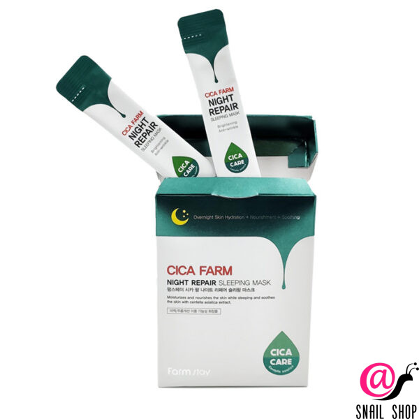 FARMSTAY Ночная маска с экстрактом азиатской центеллы Cica Farm Night Repair Sleepeng Mask 4мл