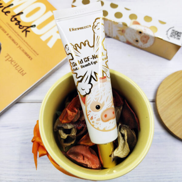 ELIZAVECCA Крем для кожи вокруг глаз Gold CF-Nest White Bomb Eye Cream