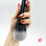 NAIL ART Кисть макияжная для нанесения сухих текстур, чёрная ручка