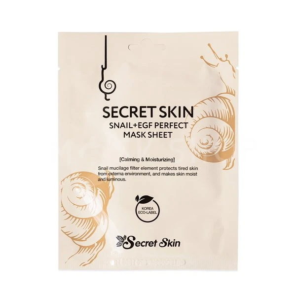 SECRET SKIN Тканевая маска с экстрактом улитки Snail+EGF Perfect Mask Sheet