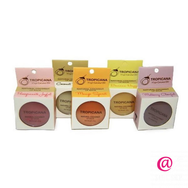 TROPICANA Бальзам для губ NATURAL COCONUT LIP BALM