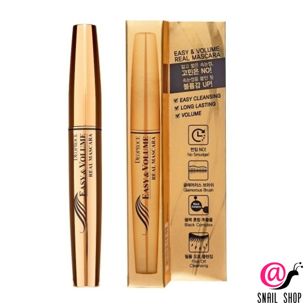 DEOPROCE Тушь объемная для ресниц Easy Volume Real Mascara