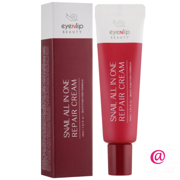 EYENLIP Крем для лица с фильтратом муцина улитки Snail All In One Repair Cream Tube