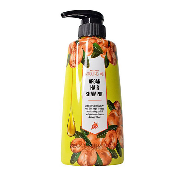 WELCOS Шампунь для поврежденных волос Around Me Argan Hair Shampoo