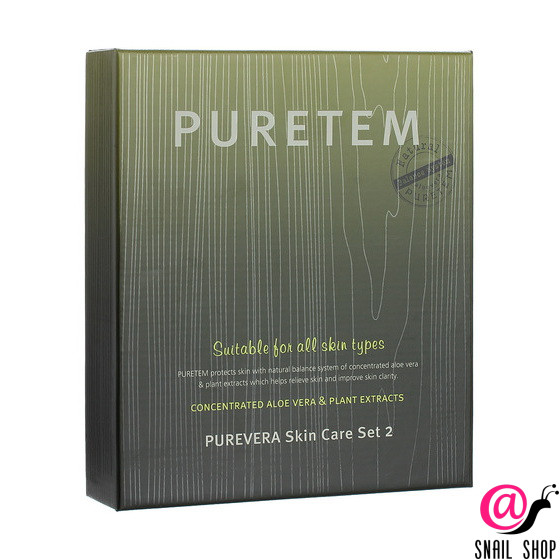 WELCOS Набор с экстрактом алоэ вера Puretem Purevera 2 Items Set