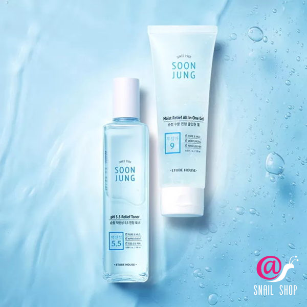 ETUDE HOUSE Универсальный увлажняющий гель для лица и тела SoonJung Moist Relief All In One Gel