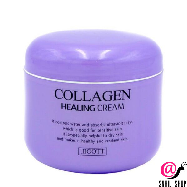 JIGOTT Питательный ночной крем с коллагеном Collagen Healing Cream