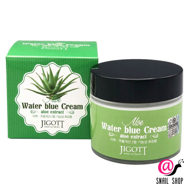 JIGOTT Увлажняющий крем для лица с экстрактом алоэ Aloe Water Blue Cream