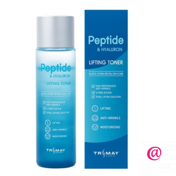 TRIMAY Тонер антивозрастной с 3 видами пептидов Peptide & Hyaluron Lifting Toner
