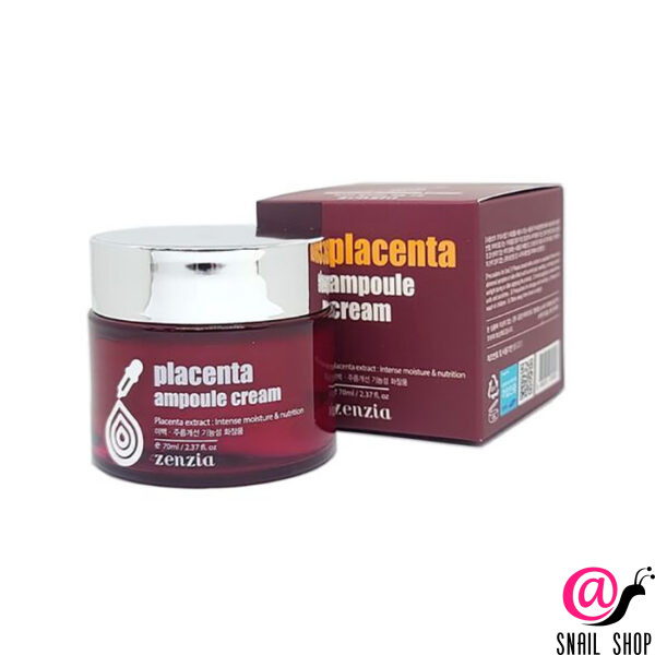 ZENZIA Плацентарный крем для лица Placenta Ampoule Cream