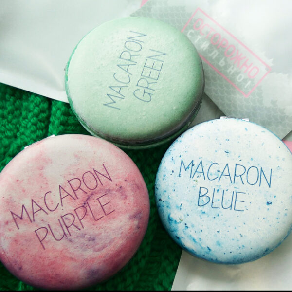 DEWAL Зеркало косметическое MACARON GREEN