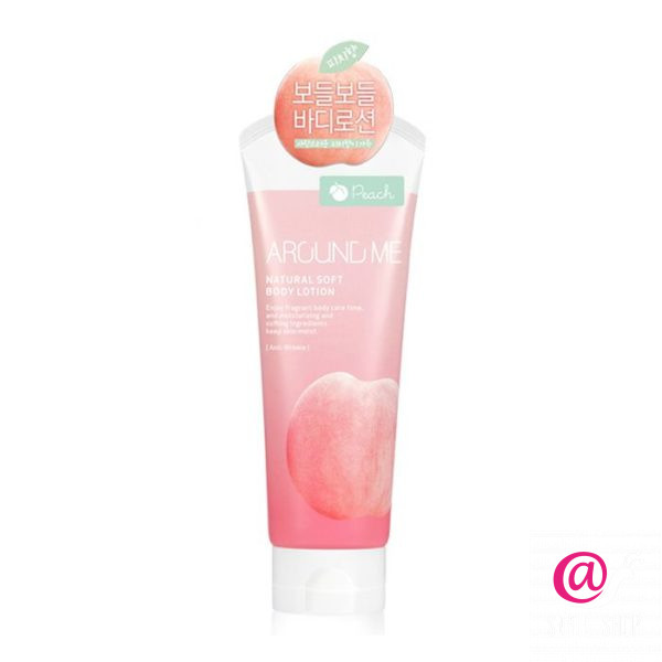 WELCOS Лосьон для тела Around Me Natural Soft Body Lotion Peach