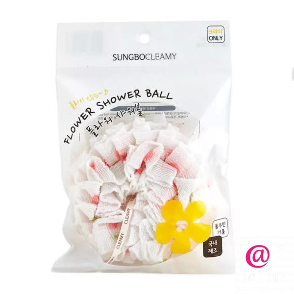 SUNGBO Мочалка для душа Cleamy Flower Shower Ball