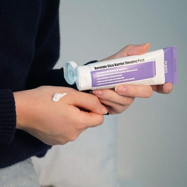 PURITO Маска ночная с экстрактом центеллы Dermide Cica Barrier Sleeping Pack
