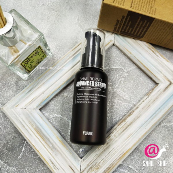 PURITO Сыворотка с муцином улитки Snail Repair Advanced Serum