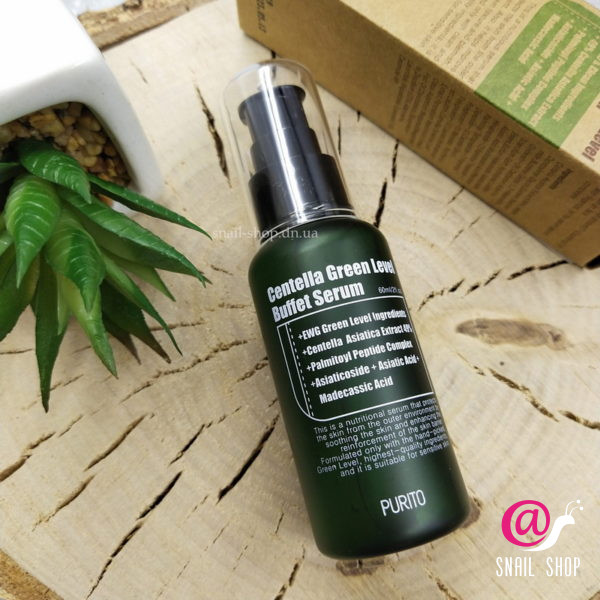 PURITO Сыворотка с центеллой Centella Green Level Buffet Serum