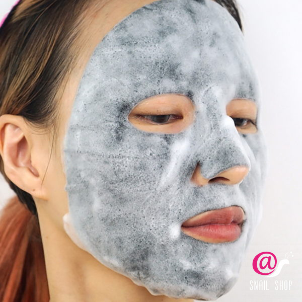 RIVECOWE Тканевая маска для лица с пузырьками Bubble Mask Pack