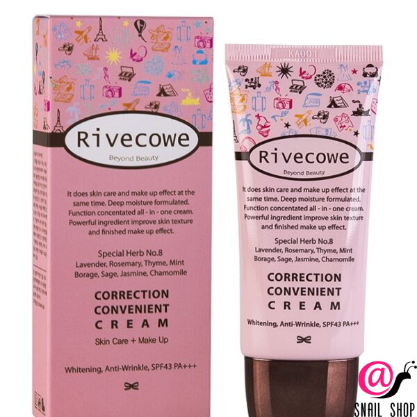 RIVECOWE Увлажняющий СС крем Correction Convenient Cream SPF 43 РА+++