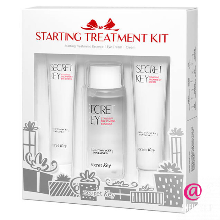SECRET KEY Набор: крем для кожи вокруг глаз, крем для лица, эссенция для лица Starting Treatment Kit