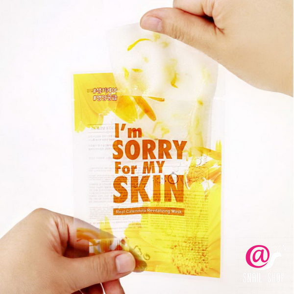 I'm Sorry For My Skin Тканевая маска с лепестками календулы Real Calendula Revitalizing