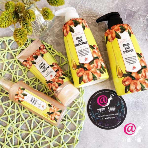 WELCOS Кондиционер для поврежденных волос Around me Argan Hair Conditioner
