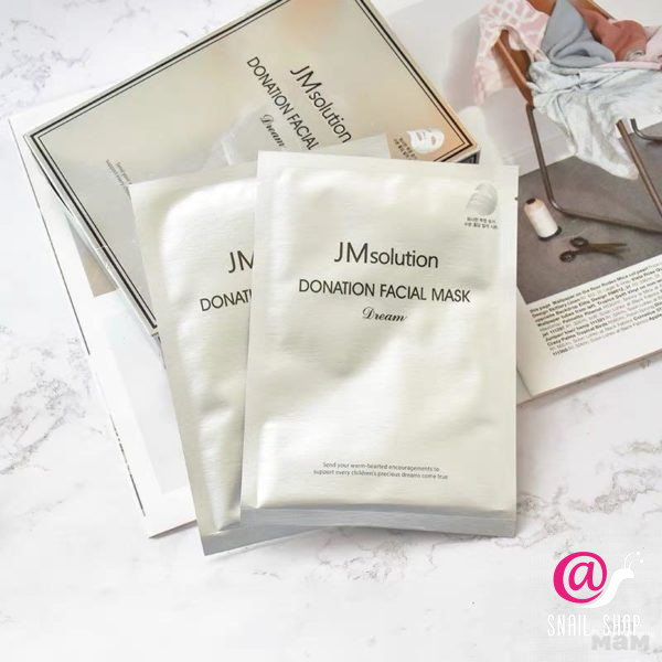 JM SOLUTION Тканевая маска с гиалуроном и пептидами Donation Facial Mask Dream