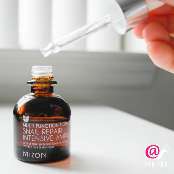 MIZON Концентрированная улиточная сыворотка для лица Snail Repair Intensive Ampoule
