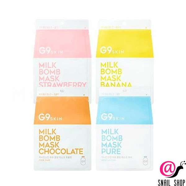 G9SKIN Тканевая маска для лица MILK BOMB MASK