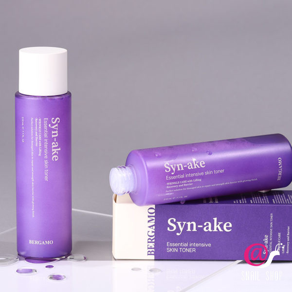 BERGAMO Тонер для лица со змеиным ядом Syn-ake Essential Toner