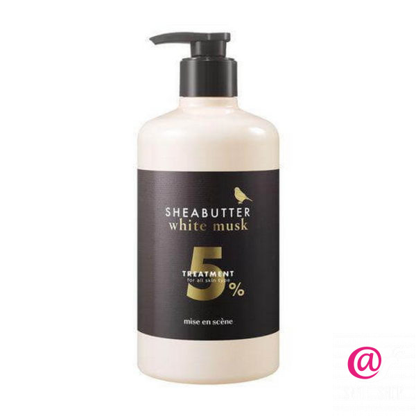 MISE EN SCENE Питательная маска для волос с маслом ШИ Shea Butter Treatment Whitemusk