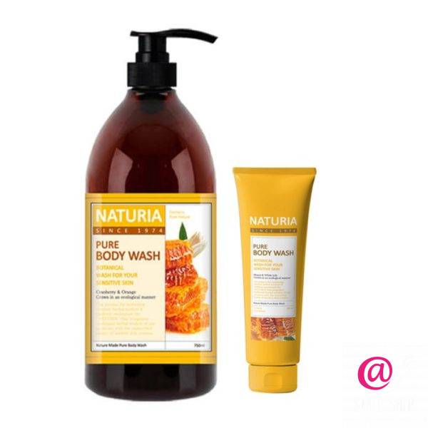 NATURIA Гель для душа МЕД/ЛИЛИЯ Pure Body Wash (Honey & White Lily)
