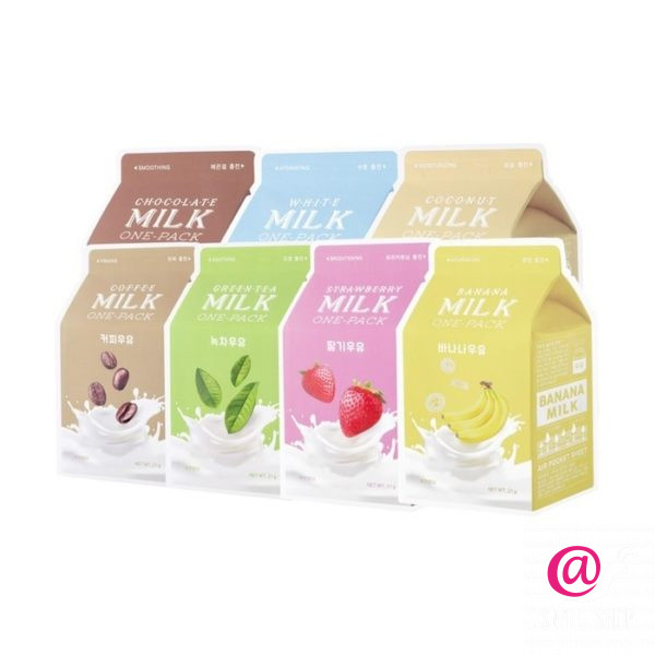 A'PIEU Тканевая молочная маска Milk One Pack