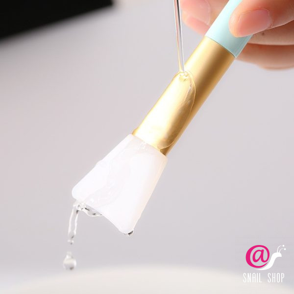 NAIL ART Кисть силиконовая для нанесения масок и парафина