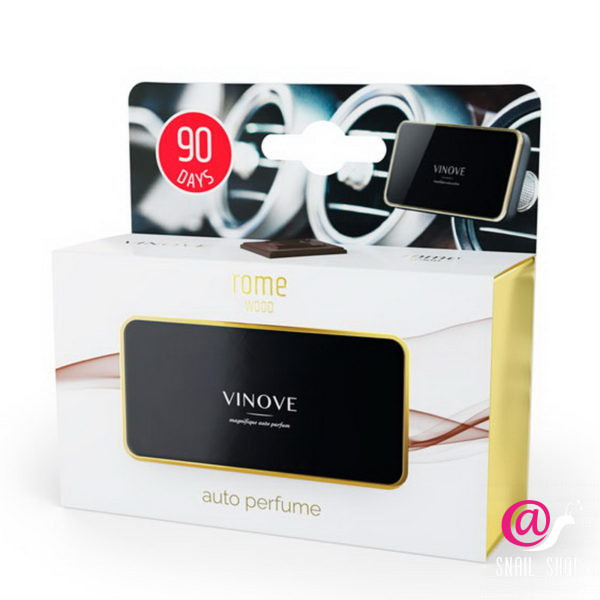 VINOVE ORIGINAL Ароматизатор для автомобиля ROME черный с золотом
