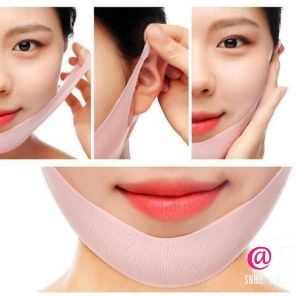JM SOLUTION Корректирующая маска для подбородка с экстрактом розы Glow Luminous Flower firming LIFT-UP V MASK
