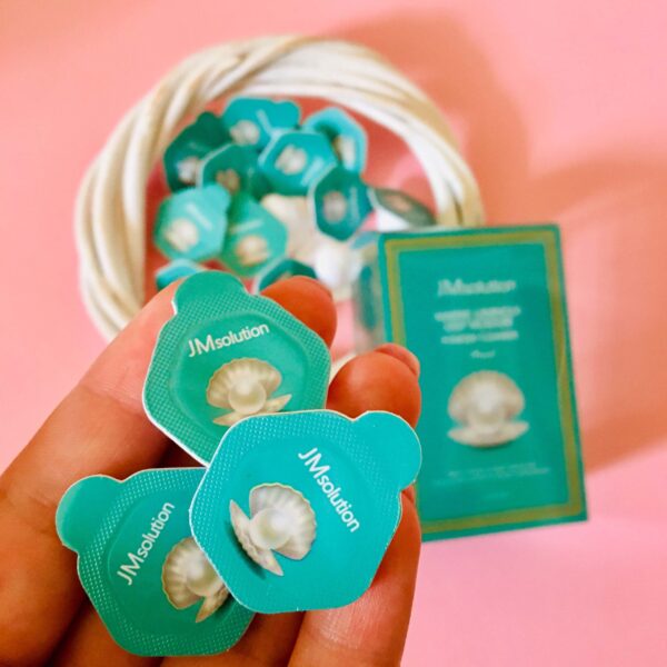 JM SOLUTION Пудра глубоко очищающая увлажняющая с жемчугом Marine Luminous Deep Moisture Powder Cleanser Pearl