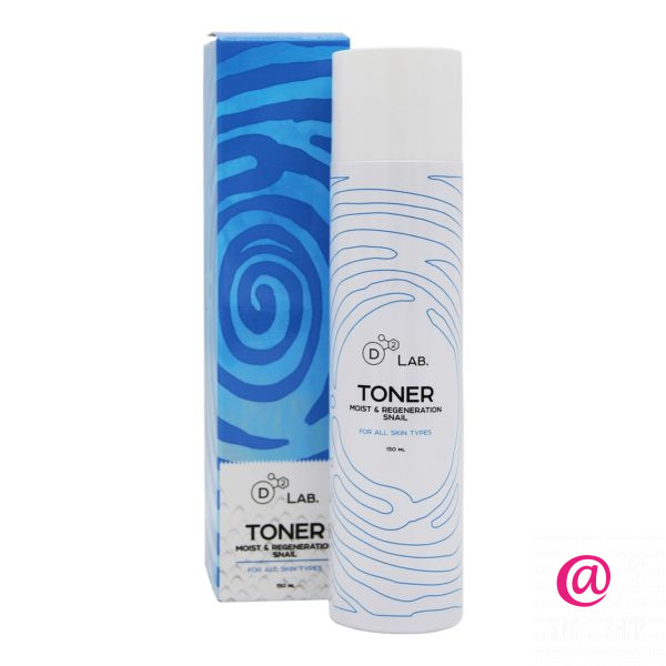 D2 LAB Тонер для лица муцин улитки Toner Moist & Regeneration Snail