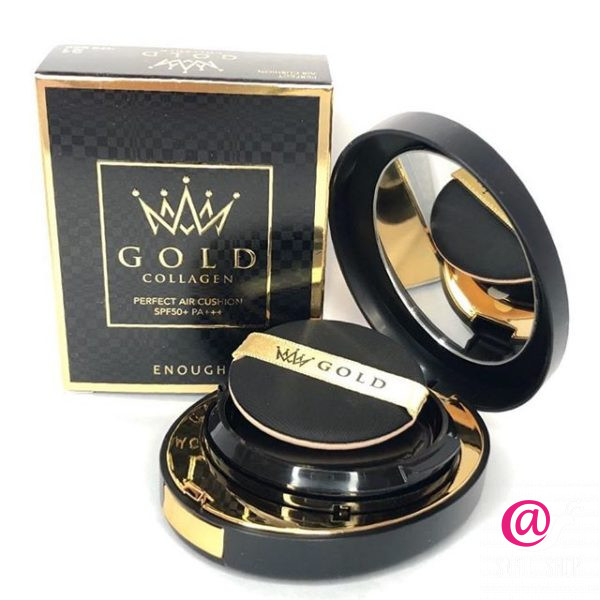 ENOUGH Увлажняющий кушон Золото Gold collagen perfect air cushion
